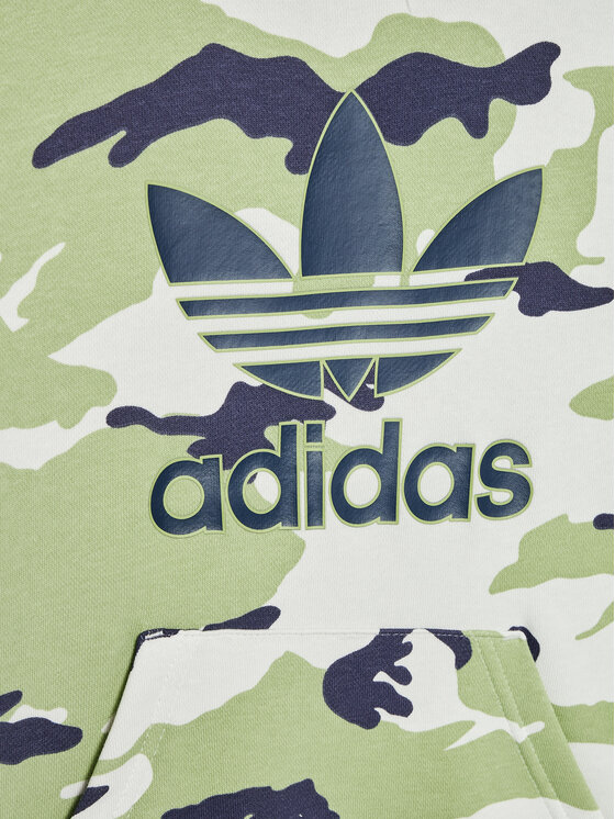 Felpa Camo HF7449 Verde Regular Fit