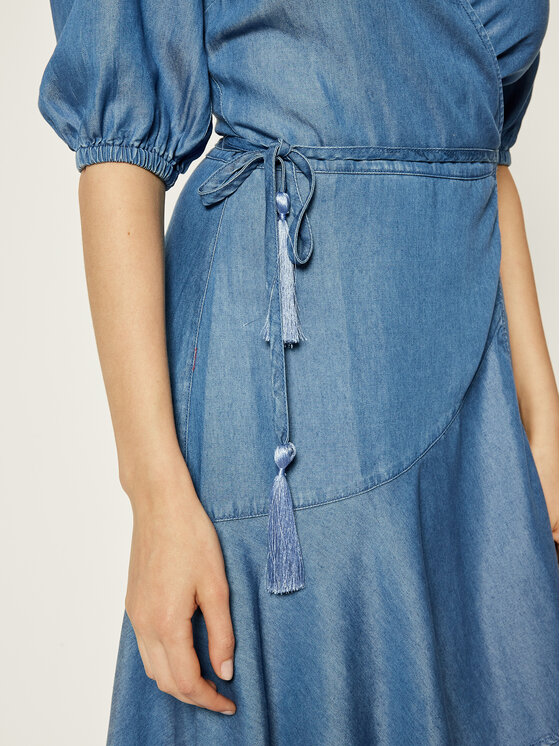 Guess Robe en jean Candy Strpipe Bandits W0GK2H D3ZW3 Bleu Skinny Fit Modivo