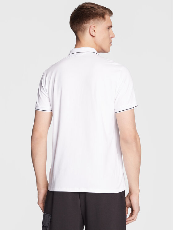 Armani Exchange Armani Exchange Polo 8NZF71 ZJH2Z 1100 Biały Regular Fit