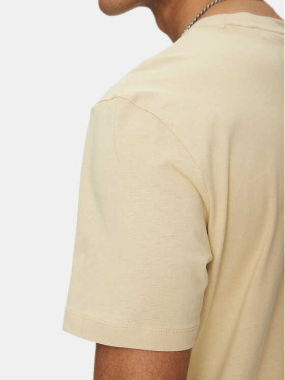 HUGO HUGO T-Shirt Dulivio 50467556 Beżowy Regular Fit