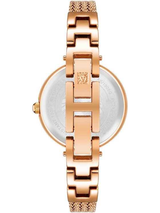 Anne Klein Anne Klein Zegarek AK-1906RGRG Złoty