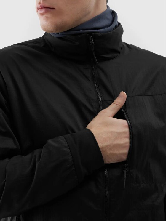 4F 4F Outdoorová bunda 4FWSS24TDJAM308-21S Čierna Regular Fit