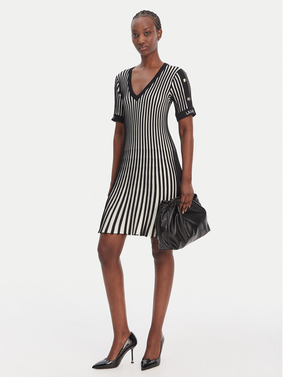 Liu Jo Sport Liu Jo Sport Vestito di maglia TA6062 MS55N Nero Regular Fit