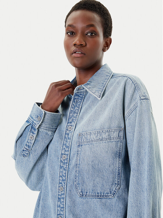 G-Star Raw G-Star Raw Джинсова сорочка D27695-D788 Голубий Oversize