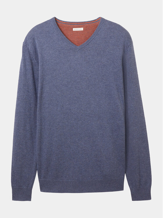 Tom Tailor Tom Tailor Sweter 1012820 Niebieski Regular Fit