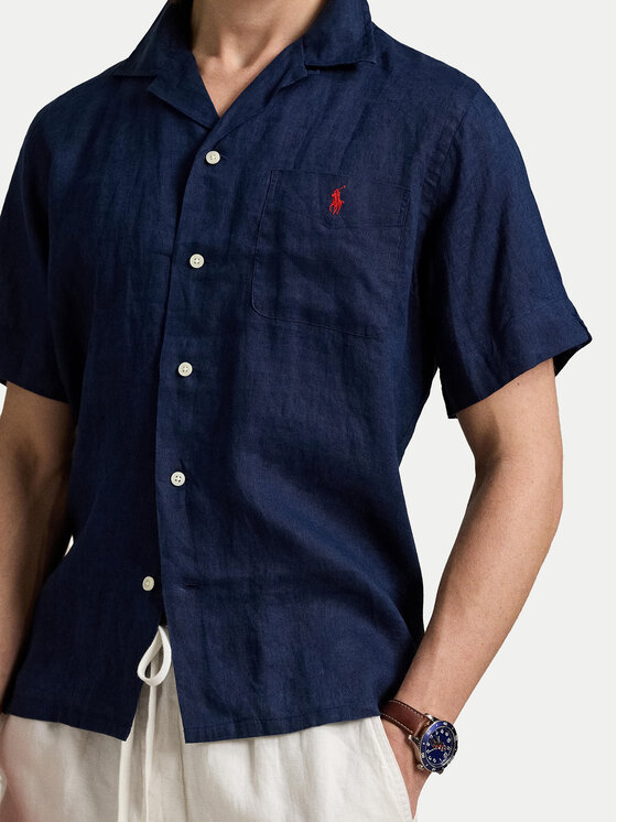 Polo Ralph Lauren Polo Ralph Lauren Koszula 710966421001 Granatowy Classic Fit