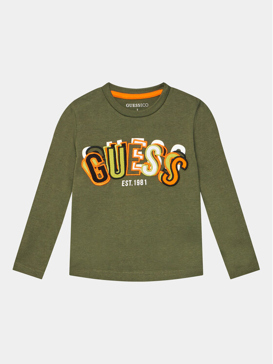 Guess Guess Blusa N3BI17 I3Z13 Verde Regular Fit