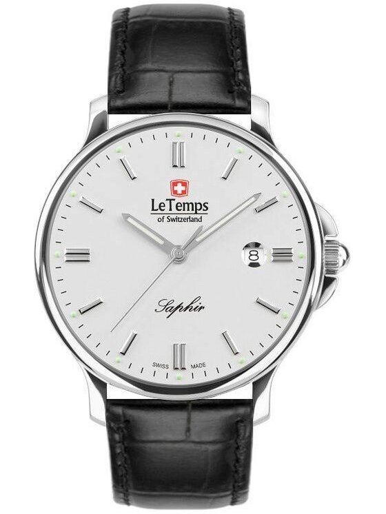 Le Temps Le Temps Zegarek LT1067.03BL01 Czarny