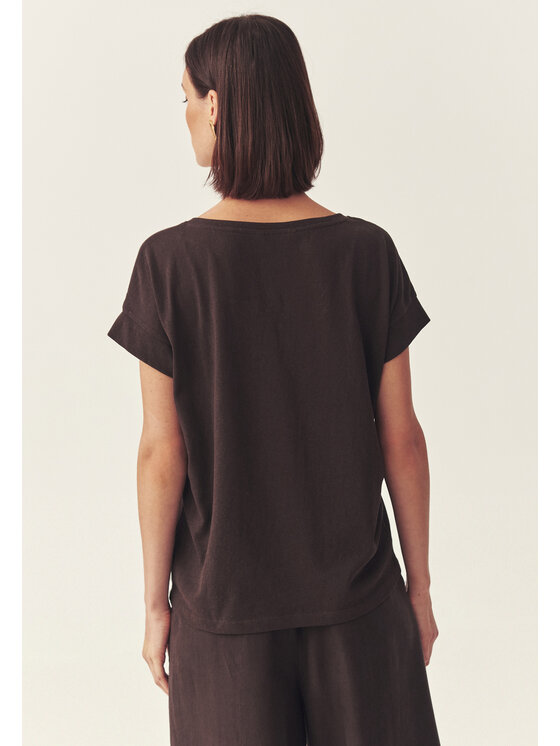 TATUUM TATUUM Blúzka DALIS Hnedá Loose Fit