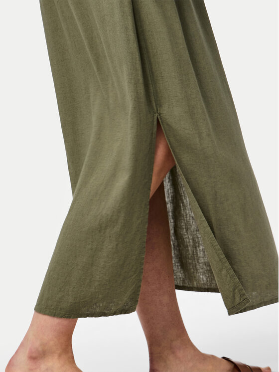Pieces Pieces Gonna midi Pia 17151888 Verde Regular Fit