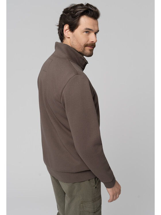 Volcano Volcano Bluza B-LAND Brązowy Regular Fit