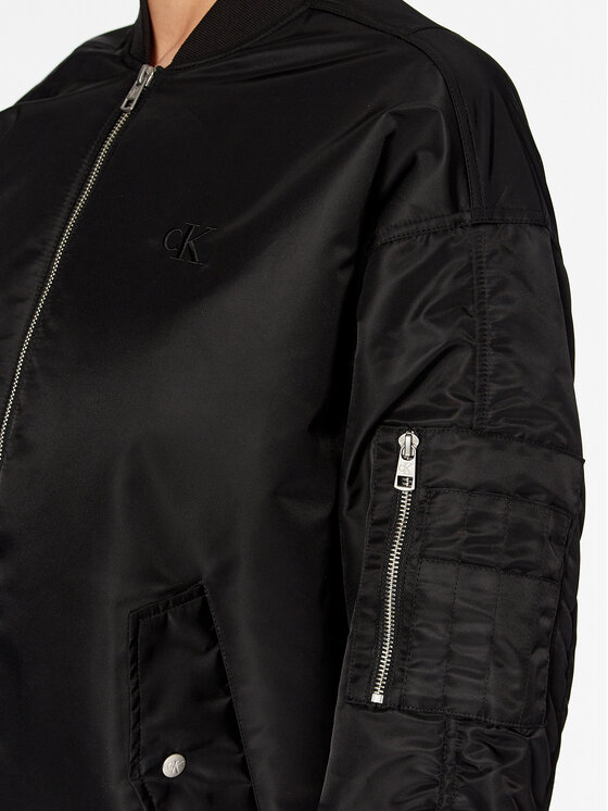 Calvin Klein Jeans Calvin Klein Jeans Μπόμπερ μπουφάν J20J221082 Μαύρο Oversize