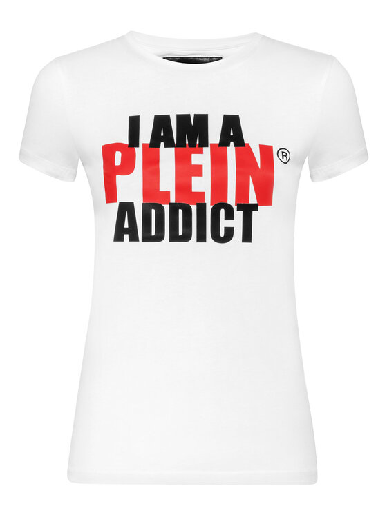 PHILIPP PLEIN PHILIPP PLEIN T-Shirt 22001 Biały Regular Fit