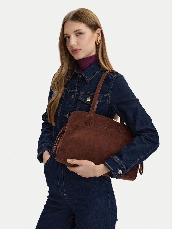 LOVE MOSCHINO Torebka JC4272PP0OKJ0313 Brązowy