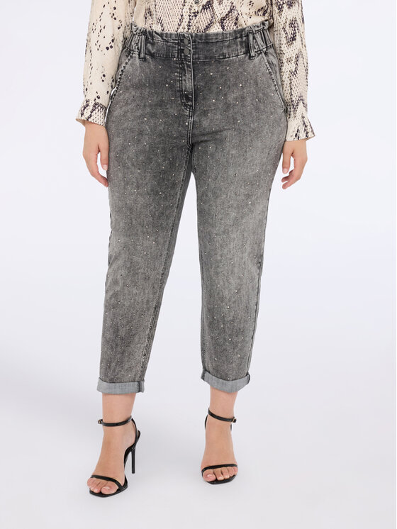 Fiorella Rubino Fiorella Rubino Jeansy P422T005032N013 Szary Regular Fit