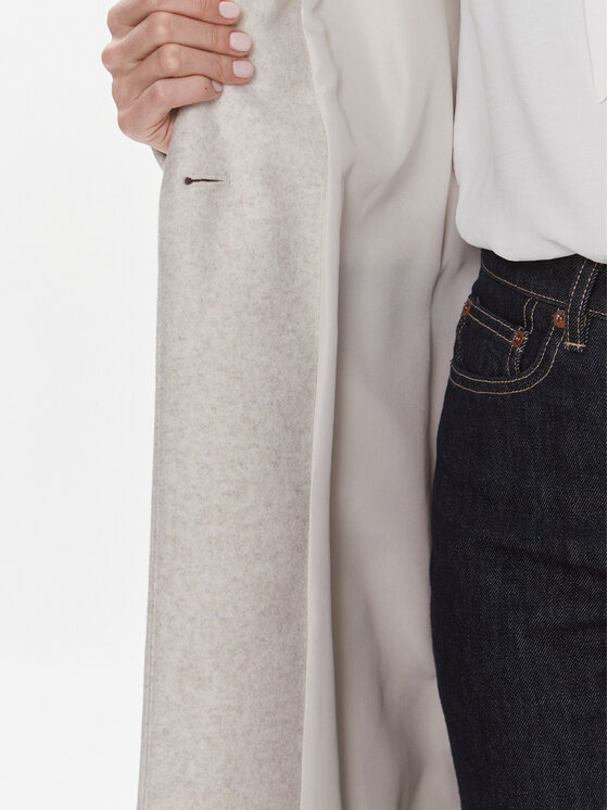 ONLY ONLY Pārejas mētelis Nancy 15292832 Balts Regular Fit