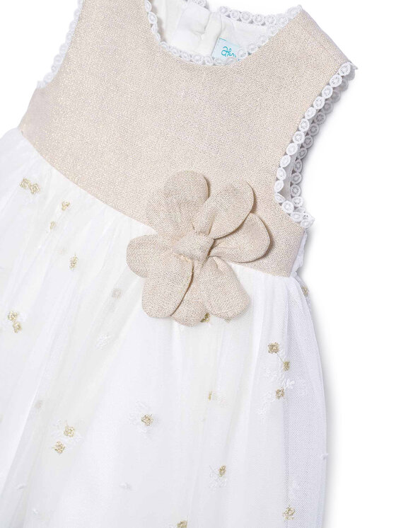 Abel & Lula Abel & Lula Elegantna haljina 5001 Bež Regular Fit