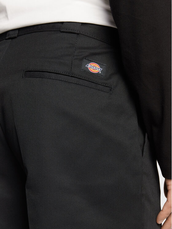 Dickies Dickies Текстилни панталони 874 Work DK0A4XK6BLK Черен Original Fit
