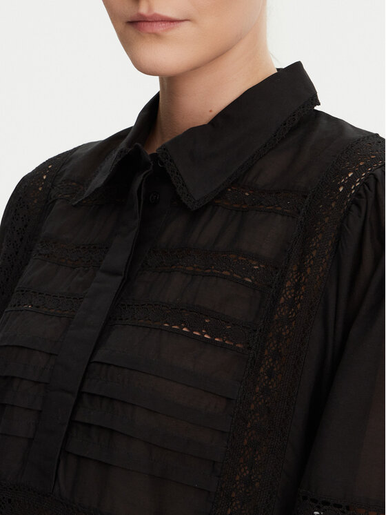 Munthe Munthe Cămașă Ferdie 251102025128 Negru Regular Fit