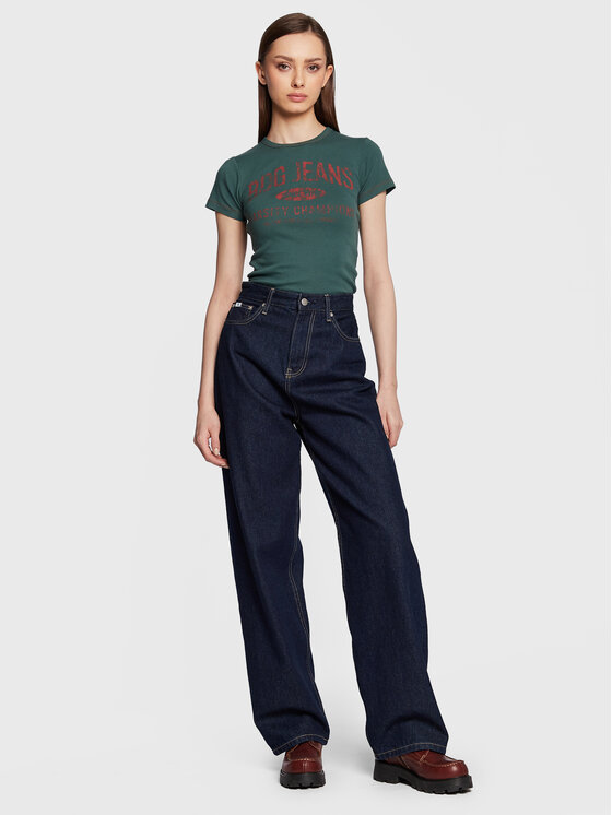 T-shirt 74050444 Verde Regular Fit