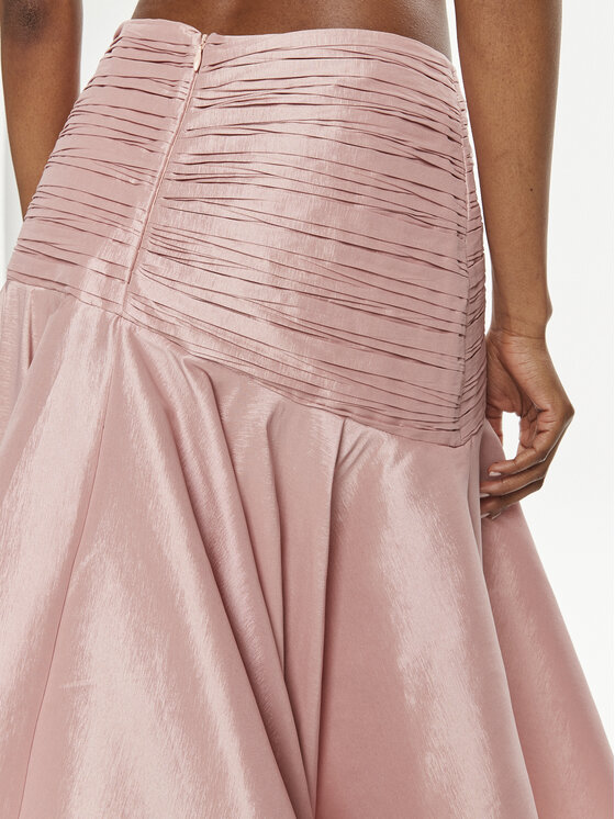 Babylon Babylon Spódnica maxi S00671 Różowy Regular Fit