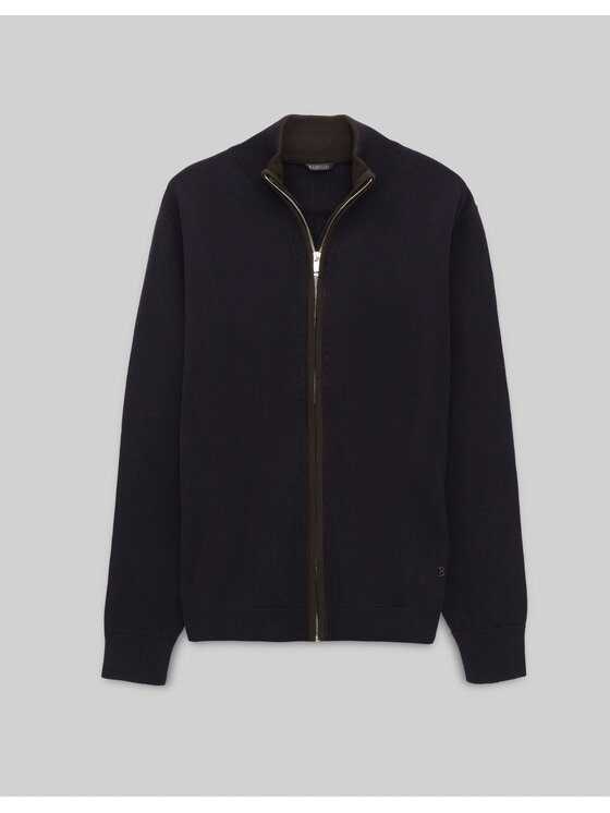 Borgio Borgio Sweter casazza_g Granatowy Slim Fit