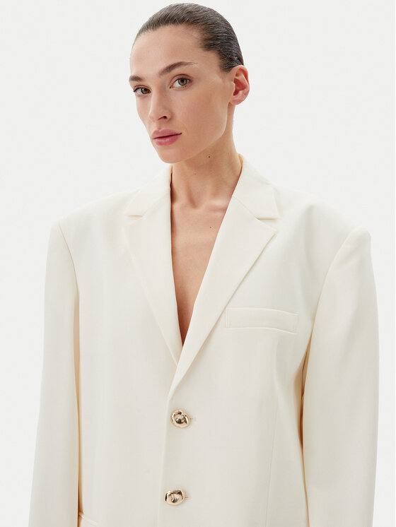 Herskind Herskind Marynarka 5508519(G) Biały Regular Fit