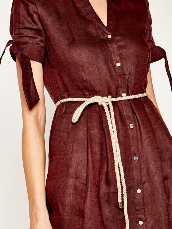 Vestito chemisier Manuela 22210420 Marrone Regular...