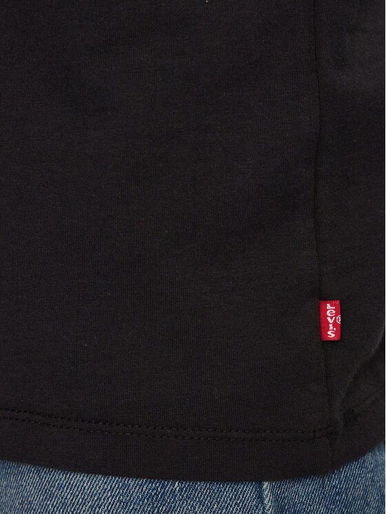 Levi's® Levi's® T-krekls 501 Logo 22491-1424 Melns Standard Fit