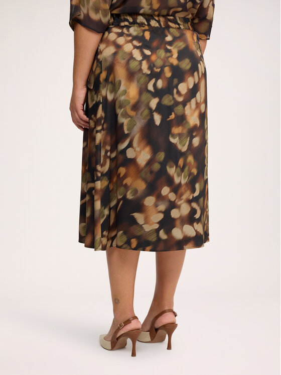 Fiorella Rubino Fiorella Rubino Spódnica midi 1031L000565N0V2 Brązowy Flared Fit