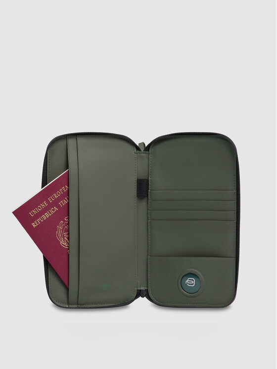 Piquadro Piquadro Pouzdro na Doklady 727 Zelená