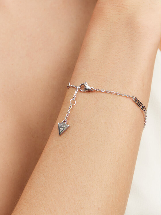 Guess Guess Гривна Lovely Guess JUBB03 036JW Сребърно родиево покритие