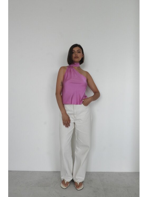 ROSE AVENUE ROSE AVENUE Top ALICE Różowy Basic Fit