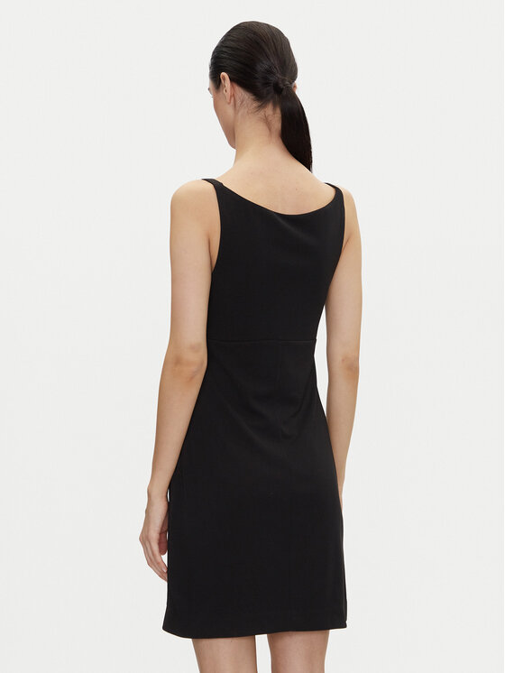 HUGO HUGO Koktel haljina Kirala 50536463 Crna Slim Fit