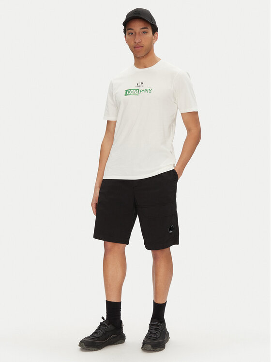 C.P. Company C.P. Company Шорти з тканини 18CMBE172A006439G Чорний Relaxed Fit