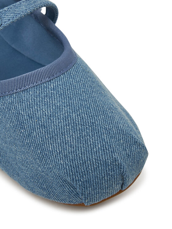 Tommy Jeans Tommy Jeans Balerinke Ballerina Denim EN0EN02782 Modra