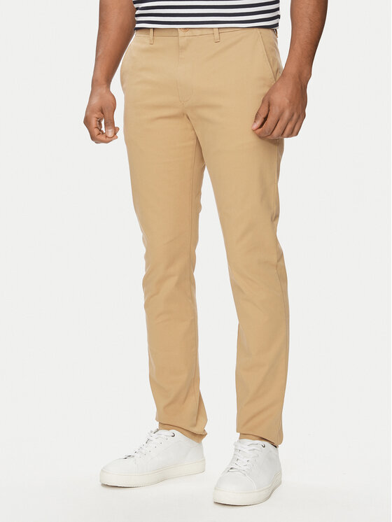 Tommy Hilfiger Chinos Bleecker MW0MW26619 Beige Slim Fit | Modivo.de