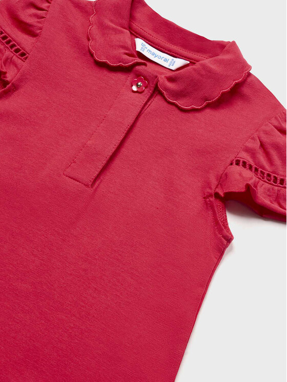 Mayoral Mayoral Poloshirt 1191 Rot Regular Fit