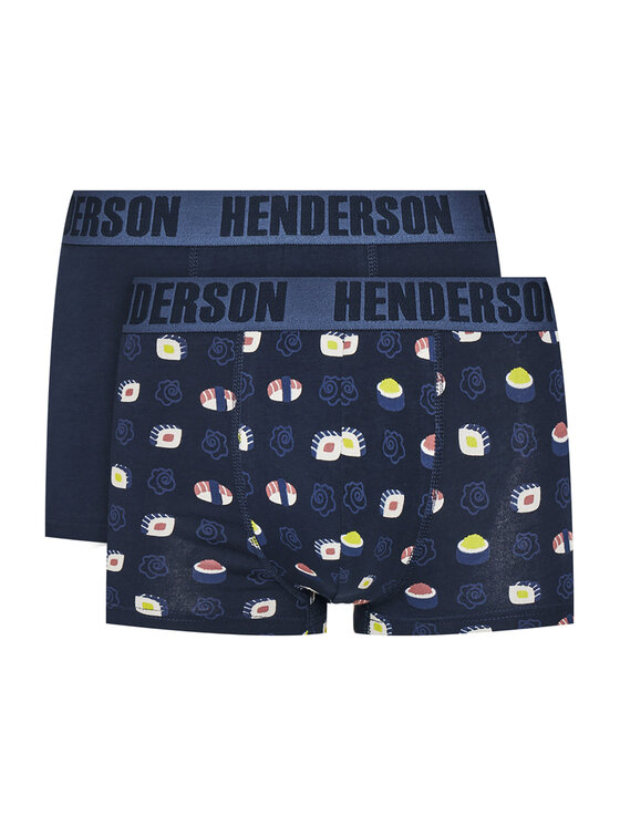 Henderson Henderson 2er-Set Boxershorts Sushi 42592 Dunkelblau