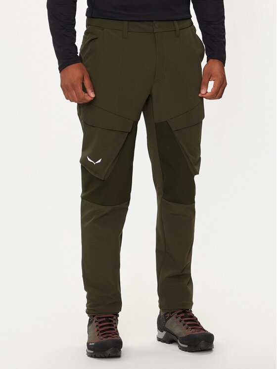 Salewa Salewa Штани outdoor Puez 28482 Зелений Regular Fit