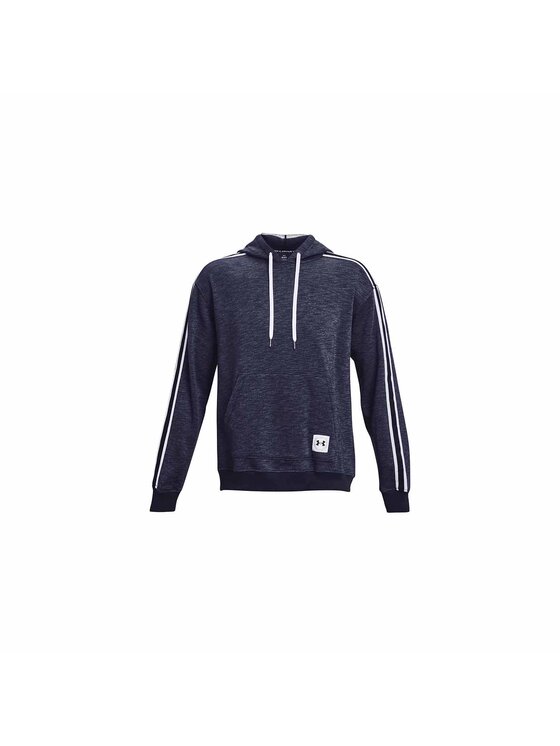 Under Armour Under Armour Bluza UA Essential Heritage Flc HD Granatowy Loose Fit