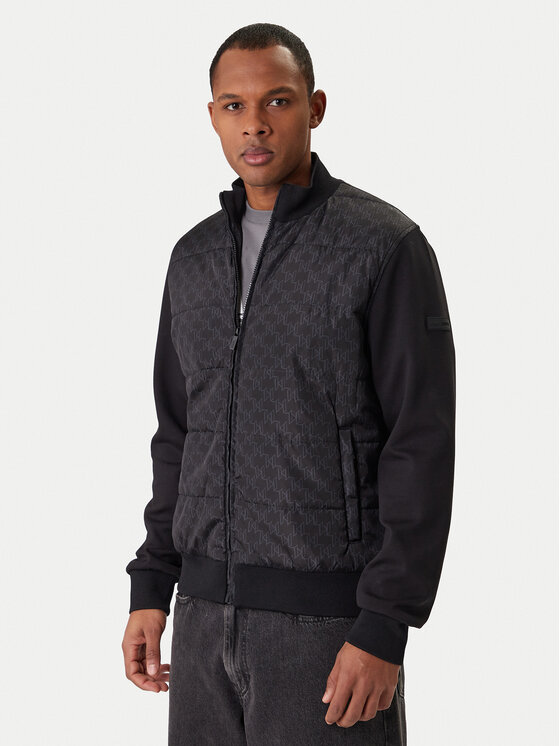 KARL LAGERFELD KARL LAGERFELD Bomber 505061 561527 Crna Regular Fit