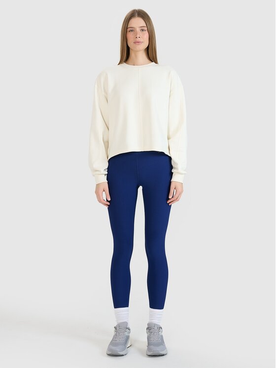 4F 4F Bluza 4FWSS25TSWSF1543-11S Biały Oversize