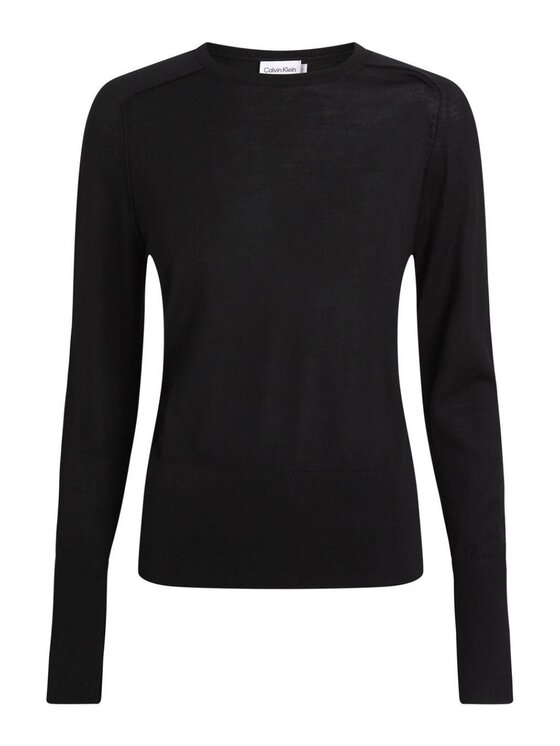 Calvin Klein Calvin Klein Πουλόβερ k20k205777-beh calvin klein Donna Μαύρο Regular Fit