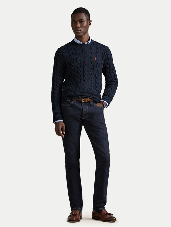 Polo Ralph Lauren Polo Ralph Lauren Sweter 710775885001 Granatowy Regular Fit