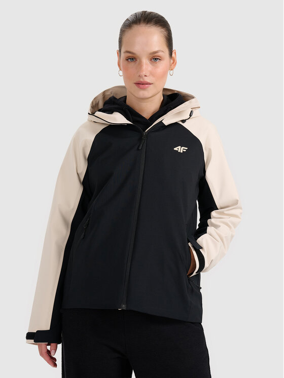 4F 4F Kurtka przejściowa MULTI ACTIVE Beżowy Regular Fit