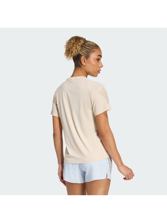 adidas adidas Koszulka techniczna 158728 Beżowy Regular Fit