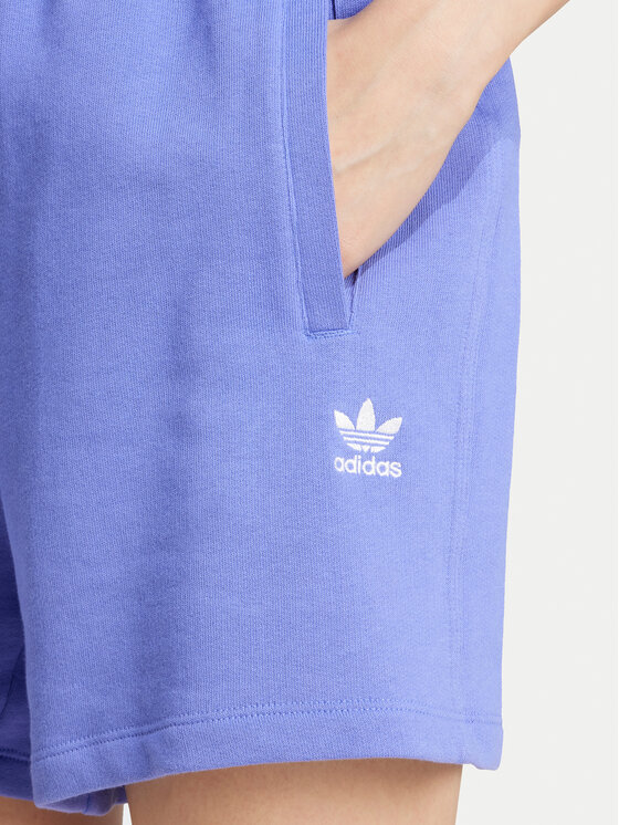 adidas adidas Pantaloni scurți sport Essentials French Terry IW5708 Albastru Loose Fit