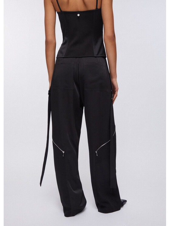 Liu Jo Liu Jo Spodnie garniturowe PA6014TS11422222 Czarny Regular Fit