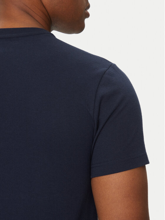 Lacoste Lacoste T-Shirt TH0031 Granatowy Regular Fit